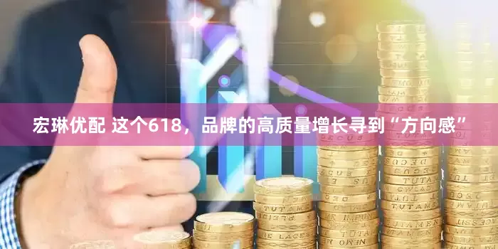 宏琳优配 这个618，品牌的高质量增长寻到“方向感”