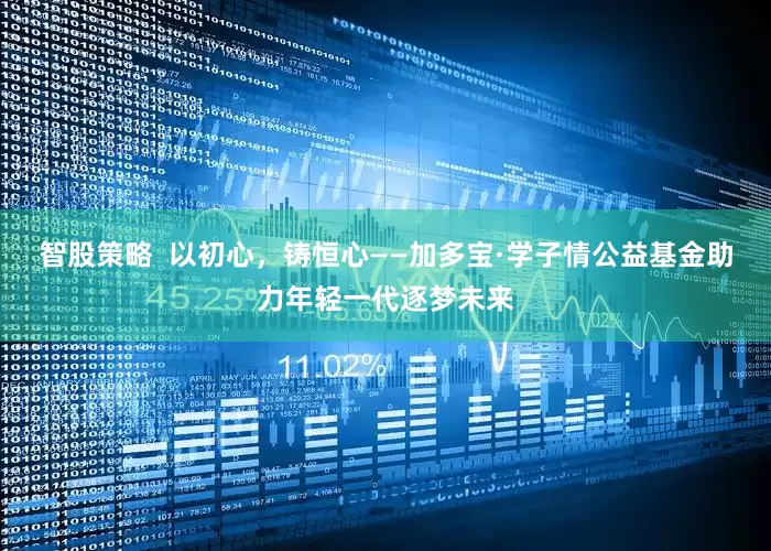 智股策略  以初心，铸恒心——加多宝·学子情公益基金助力年轻一代逐梦未来