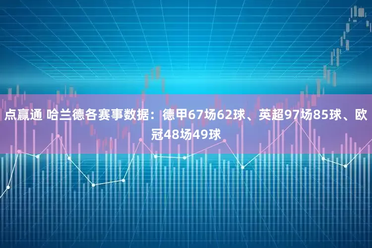 点赢通 哈兰德各赛事数据：德甲67场62球、英超97场85球、欧冠48场49球